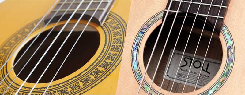 Steel vs nylon string guitars