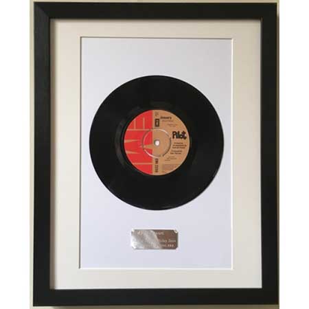 Framed vinyl record