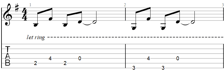 metallica guitar chords