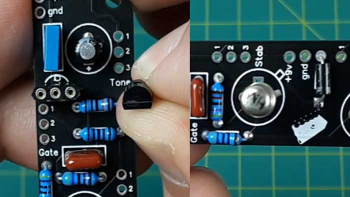 Guitar pedal transistors