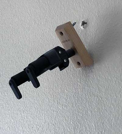 Guitar wall mount broken