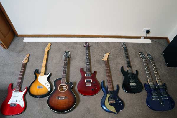 How to hang your guitars on the wall properly 