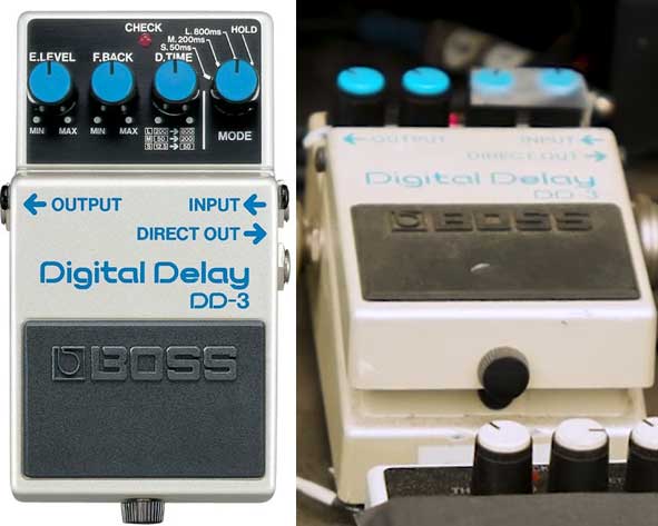 Slash delay pedal settings