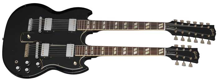 Slash double neck guitar