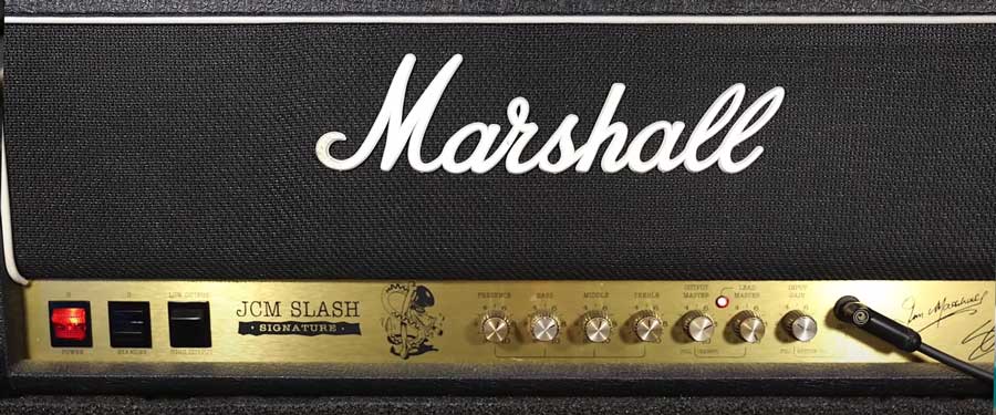 Slash JCM Marshall Amp Settings