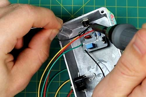 Soldering pedal hardware