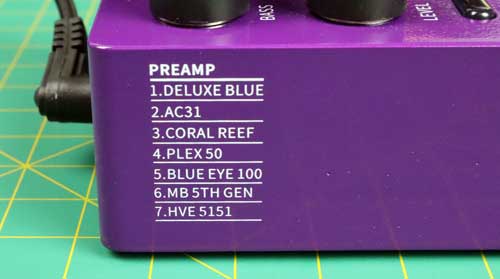 FS06 Preamp models