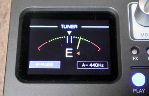 Pedal tuner E string