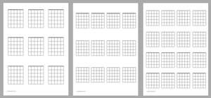 Free Printable Guitar PDFs (TAB, Chord Charts, Fretboard Templates ...