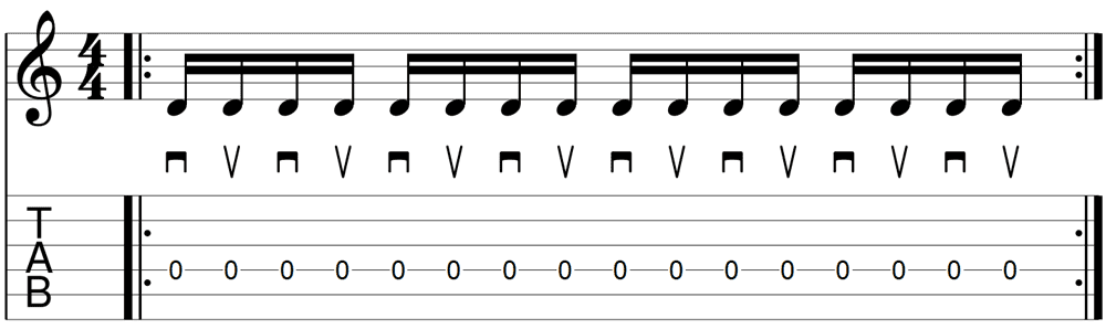 Guitar speed exercise 1