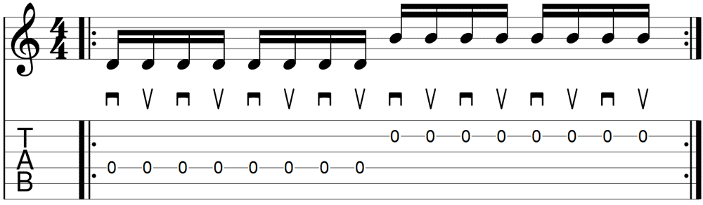 Guitar speed exercise 3