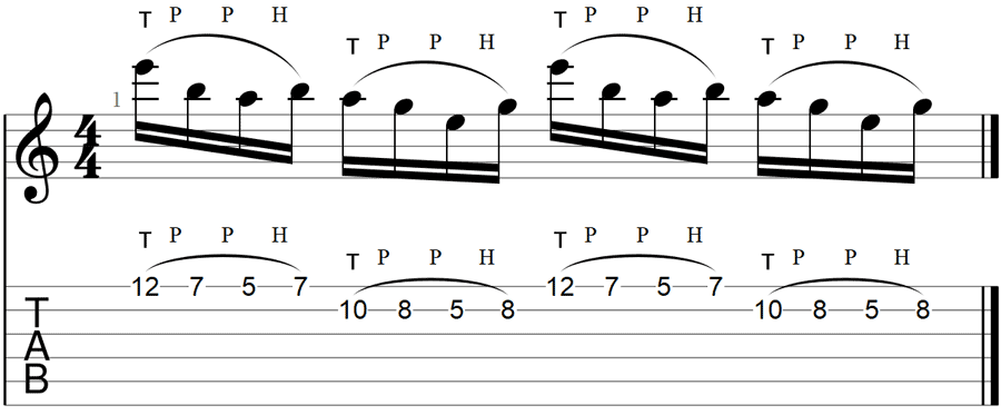 tapping licks