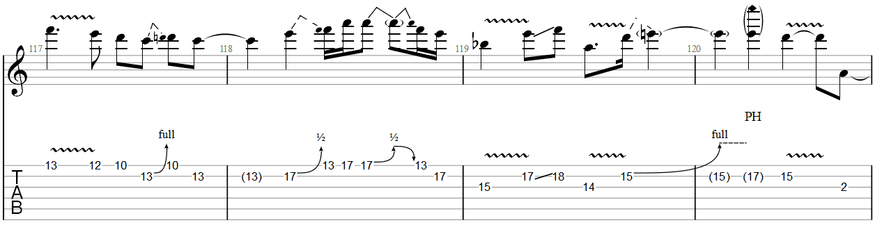 This Love Guitar Solo TAB 3