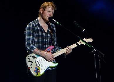 Ed Sheeran electric guitar