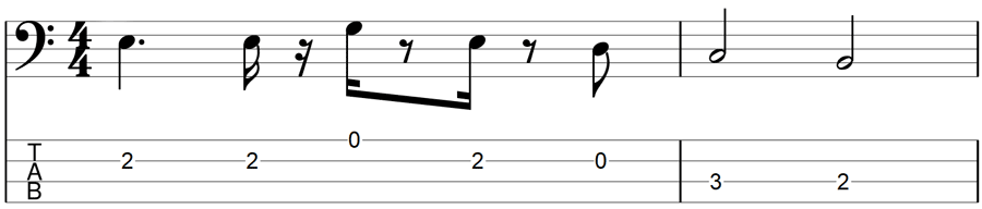 Seven Nation Army bass riff 2