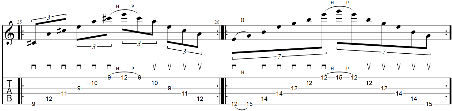 sweep arpeggio exercises