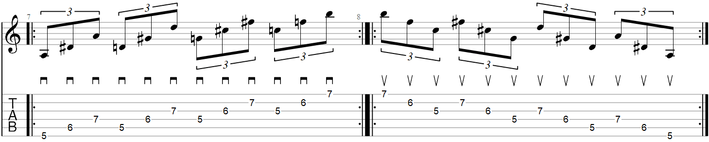 Sweep Picking Exercise 4