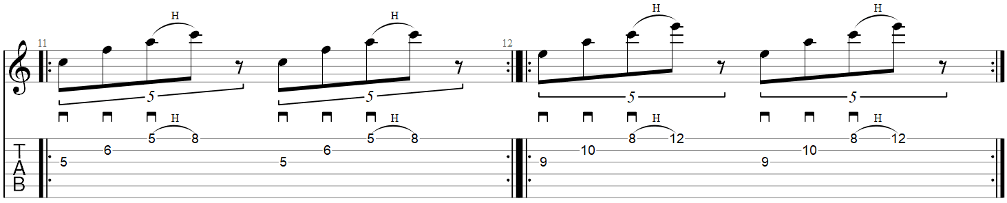 beginner sweep picking exercises