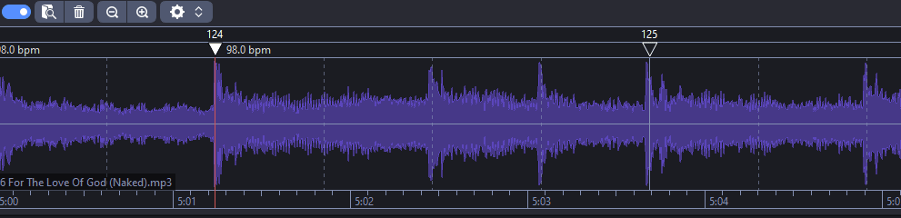 Sincronización adecuada del archivo de audio de Guitar Pro 8