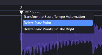 Guitar Pro 8 elimina el punto de sincronización