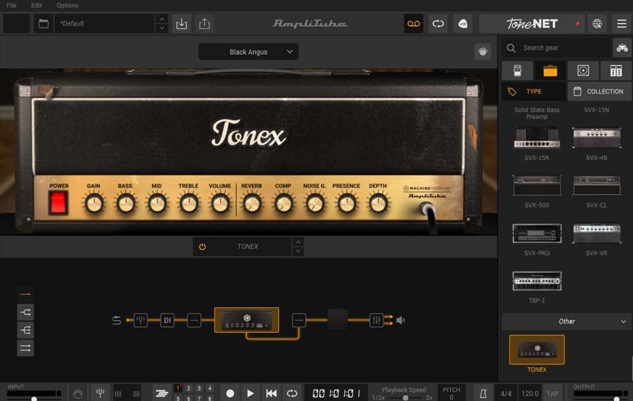 TONEX in AmpliTube 5