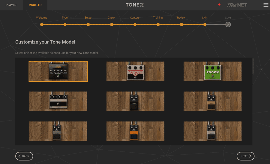 TONEX modeler step 11