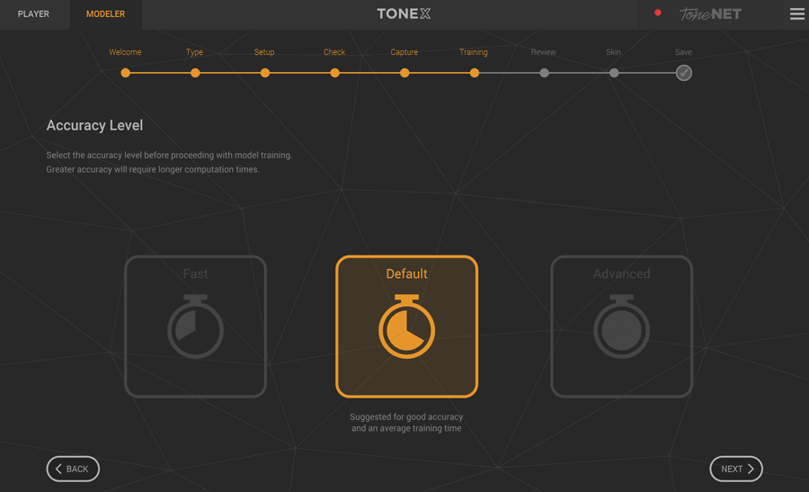 TONEX modeler step 8