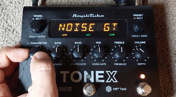 TONEX Pedal noise gate