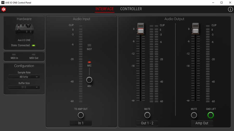 AXE I/O One Control Software