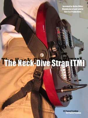 Guitar neck dive strap