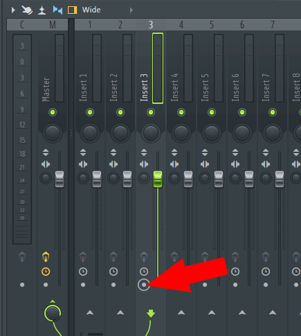 FL Studio recording arm button