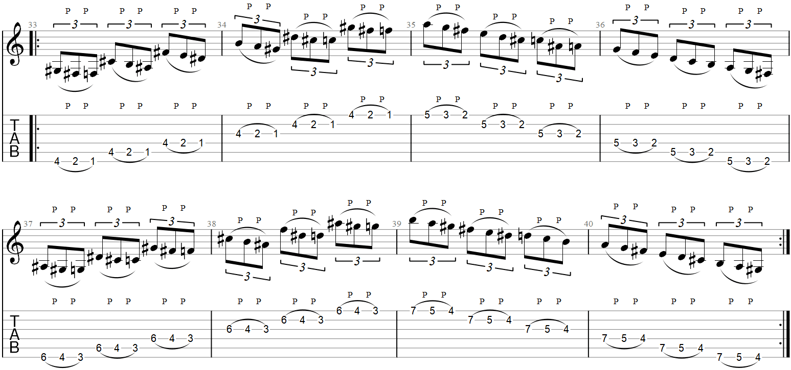 Guitar Pull Off Exercise 5