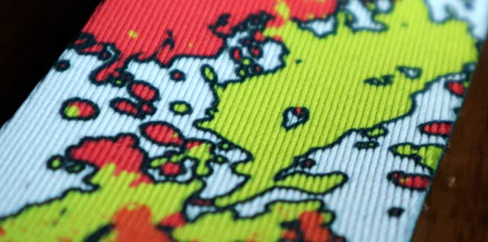 Polyester Guitar Strap Close-up