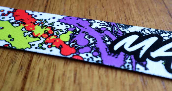 Custom Polyester Guitar Strap Colors