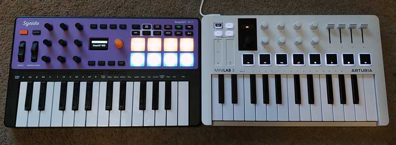 Synido TempoKEY W25 vs Arturia MiniLab 3