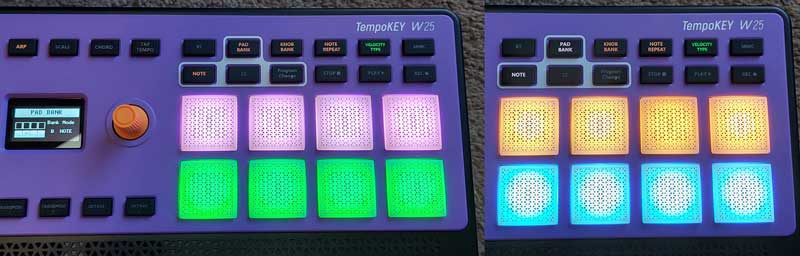 Synido TempoKEY W25 Pad Banks