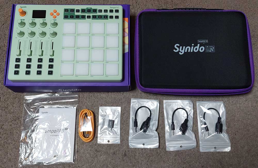 Synido TempoPAD C16 Wireless MIDI Controller Review 