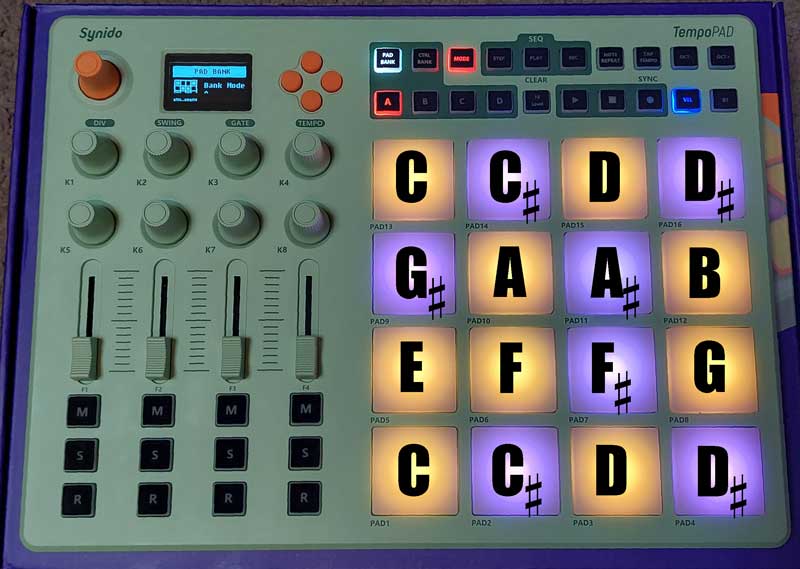 Synido TempoPAD C16 Keyboard Mode