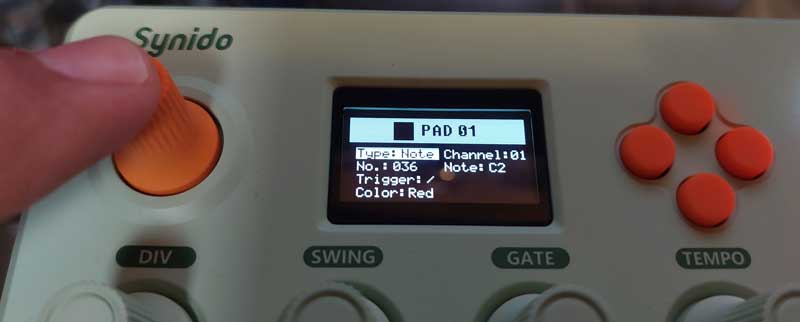 Synido TempoPAD C16 Pad Customization