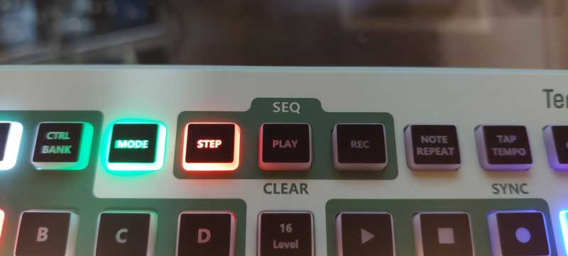 Synido TempoPAD C16 Sequencer Buttons