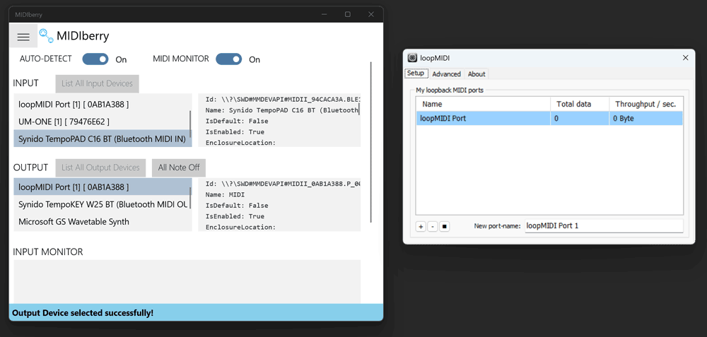 Synido TempoPAD C16 Bluetooth connection